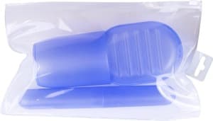 Komplet toaletowy z kosmetyczką Inter-V niebieski