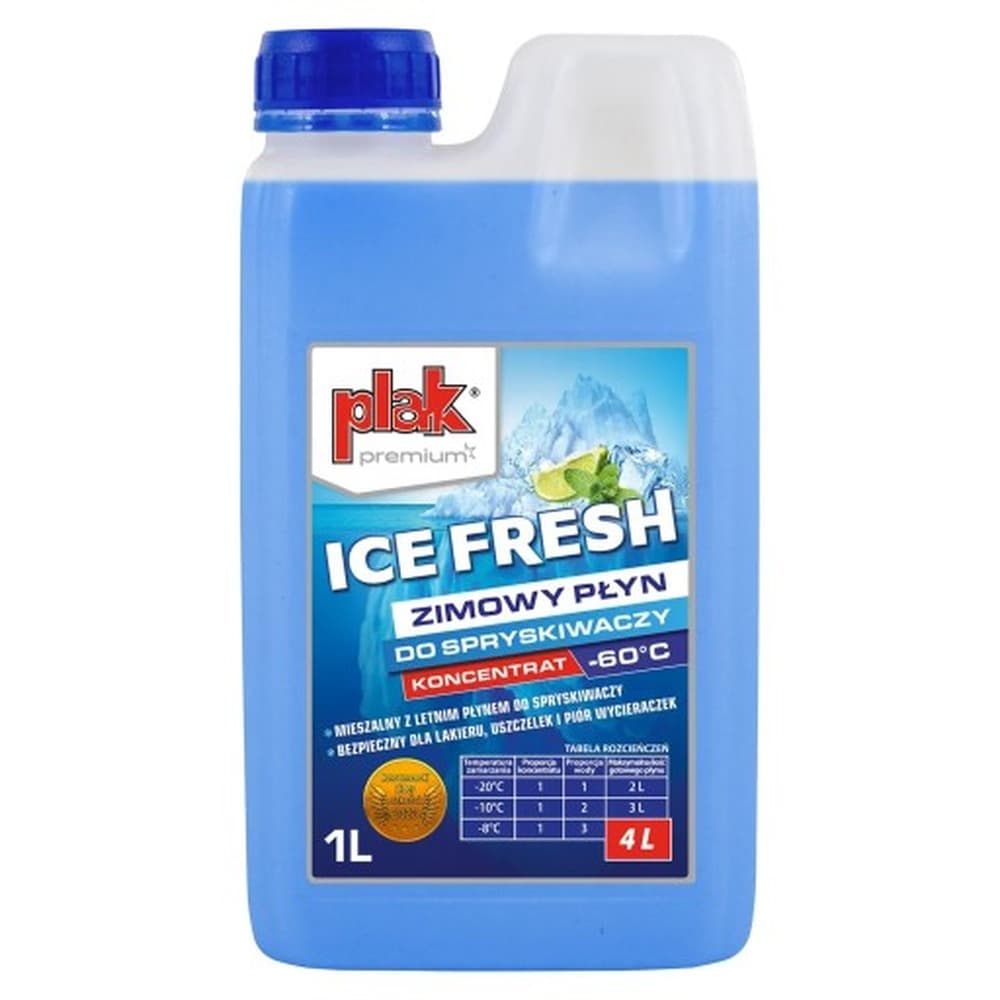 Koncentrat zimowy płynu do spryskiwaczy samochodowych 1 litr