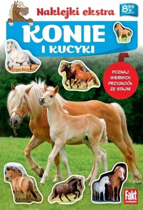 Konie i kucyki - książeczka edukacyjna dla dzieci
