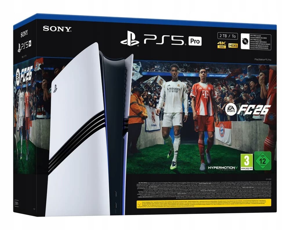 Konsola Sony PlayStation 5 Pro z dyskiem 2TB i grą EA FC26