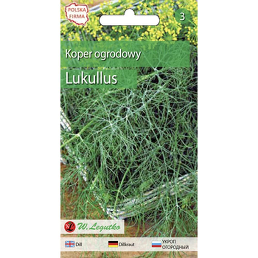 Koper ogrodowy Lukullus - wczesna odmiana o silnym aromacie