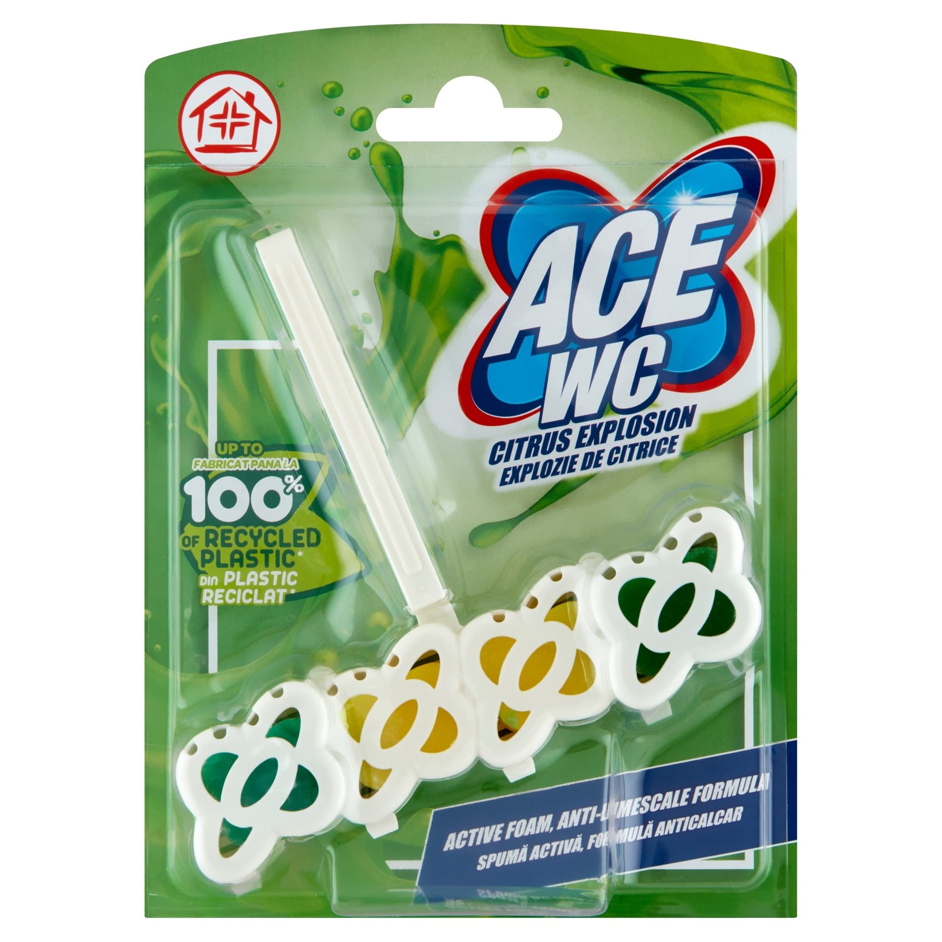 Kostka do toalet i WC ACE Citrus Explosion 48 g