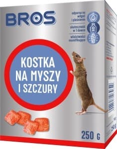 Kostka na myszy i szczury Bros 250 g
