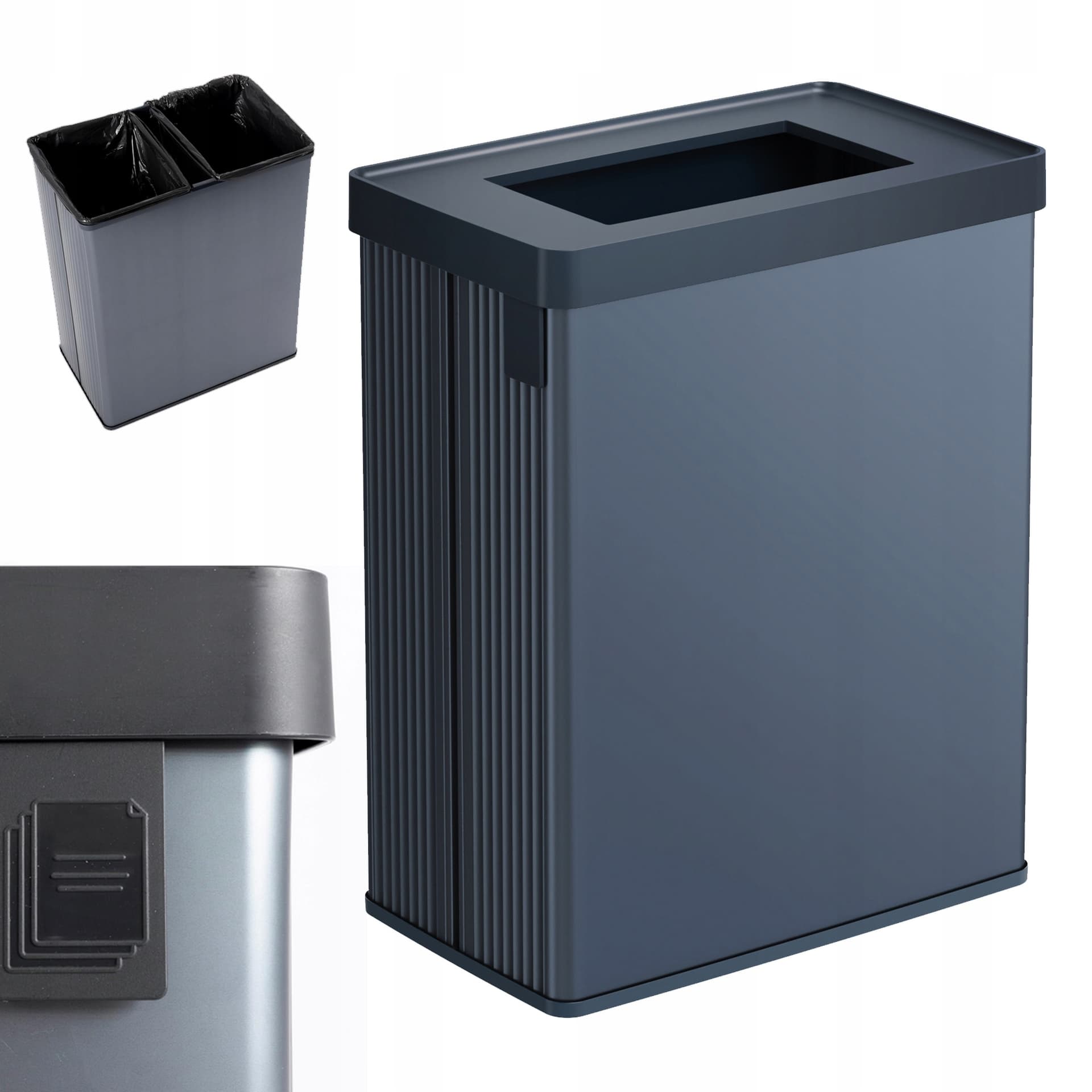 Kosz na odpady Verto 54L niebieski