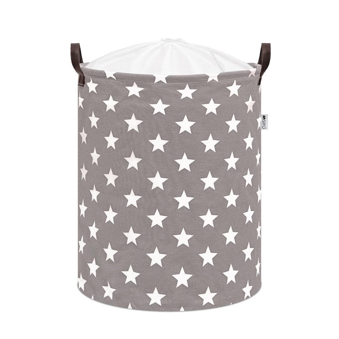 Bawełniany kosz na zabawki SIPO XL wzór gwiazdy