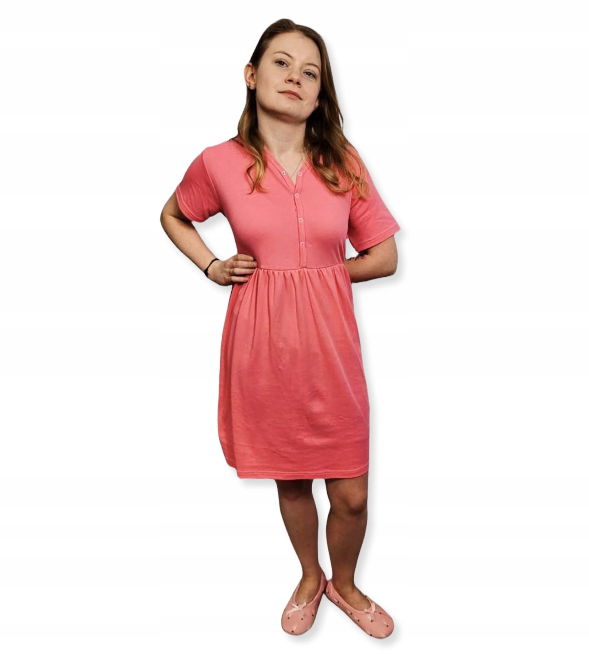 Koszula nocna damska bawełniana w rozmiarze M