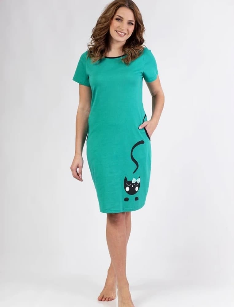 Koszula nocna zielona rozmiar S