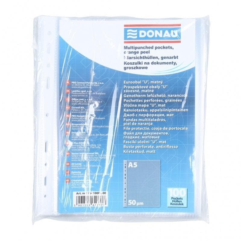 Koszulki PP A5 groszkowe 50 mikronów 100 sztuk