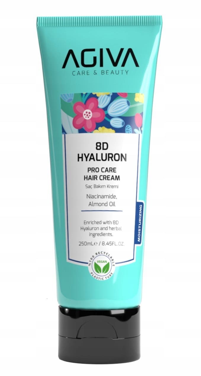 Krem do włosów Agiva Pro Care do włosów suchych i zniszczonych z 8D kwasem hialuronowym 250 ml