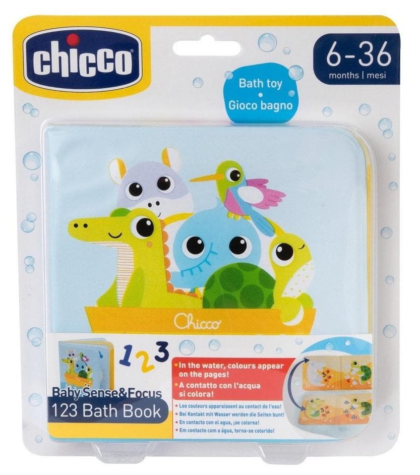 Miękka książeczka do kąpieli dla dzieci 6-36 miesięcy