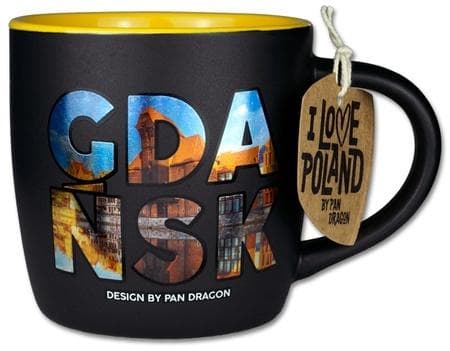 Kubek ceramiczny I love Poland Gdańsk 300 ml