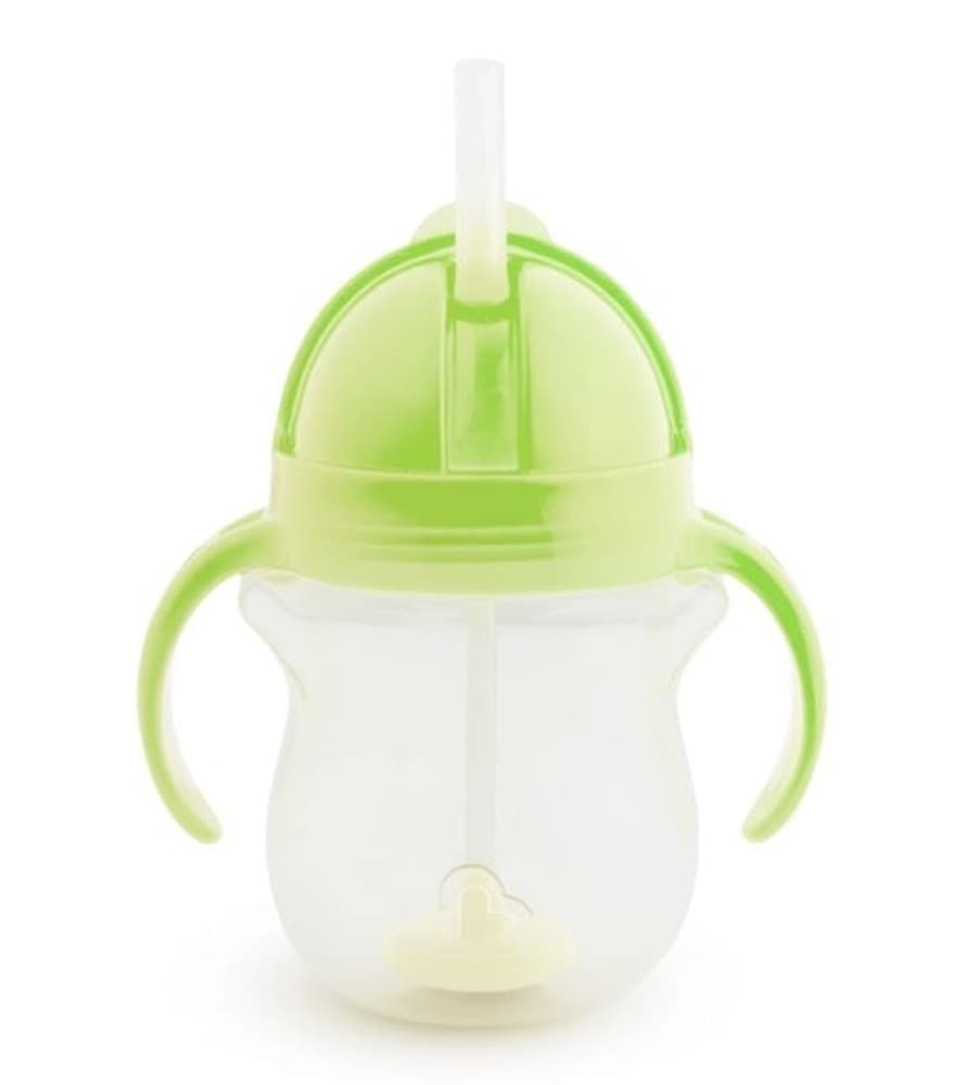 Kubek Munchkin niekapek ze słomką 207ml zielony