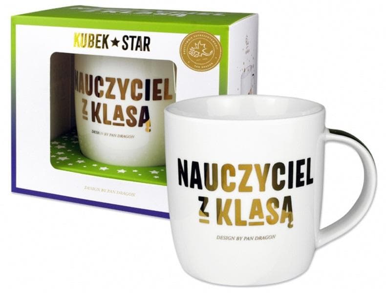 Kubek ceramiczny Star 2 - idealny prezent dla nauczyciela
