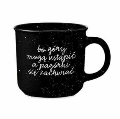 Kubek ceramiczny vintage Bo góry 400 ml