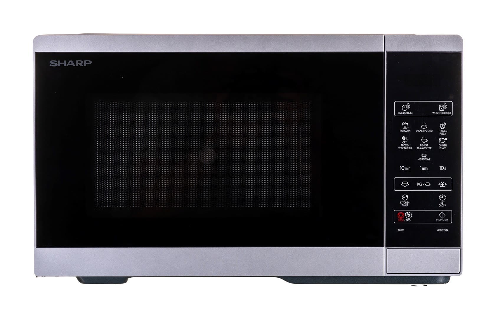 Kuchenka mikrofalowa Sharp o pojemności 25 litrów srebrna
