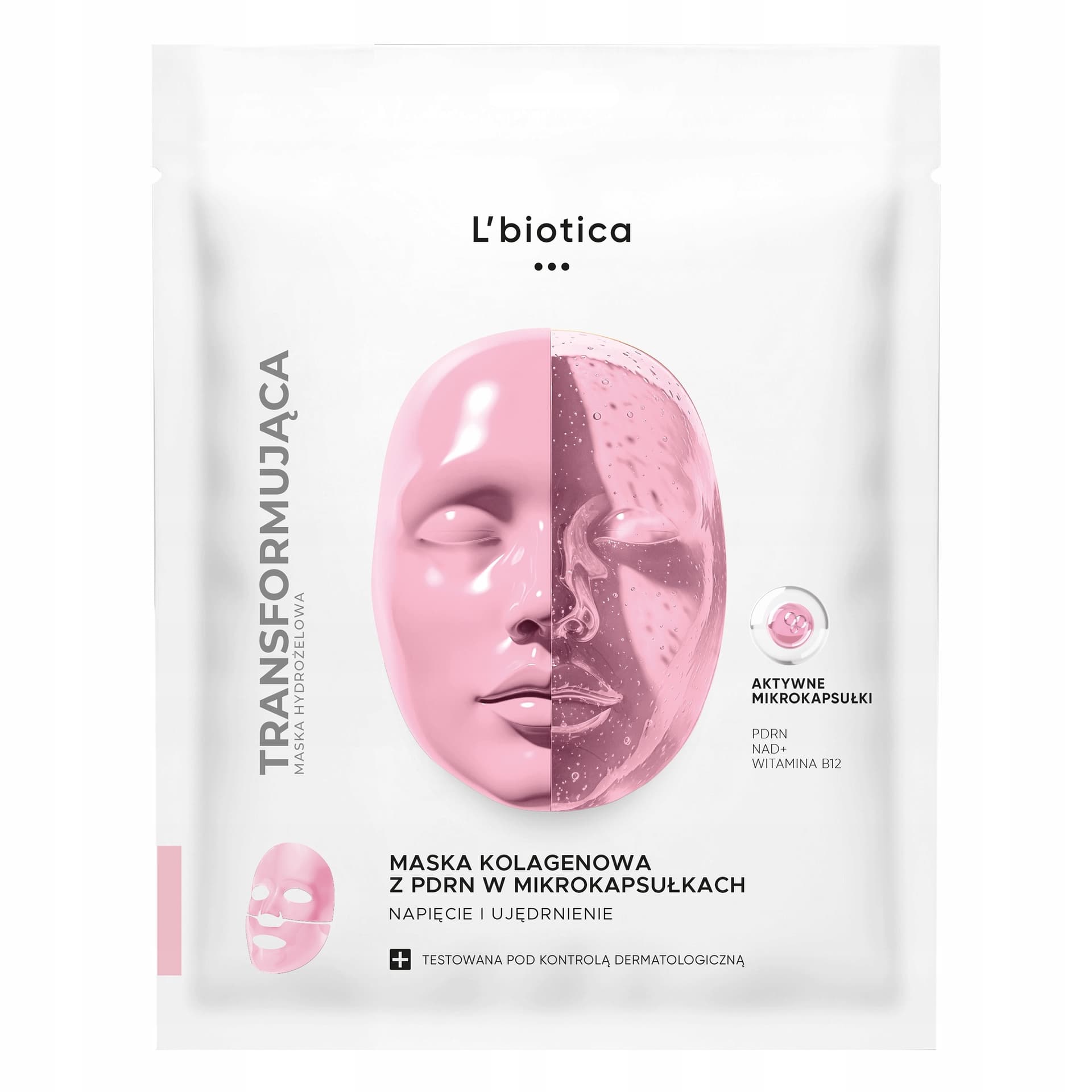 L'Biotica Maska na Twarz w Płacie z PDRN