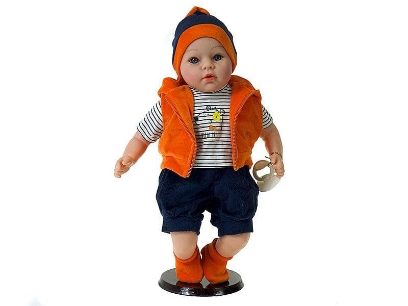 Lalka bobas śpiewająca i mówiąca po polsku 45 cm