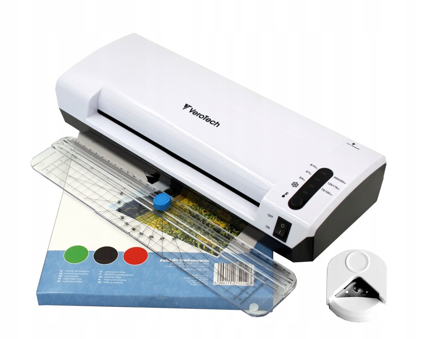 Laminator SAVIO A4 Biały LR-01/W - Laminacja na ciepło i zimno
