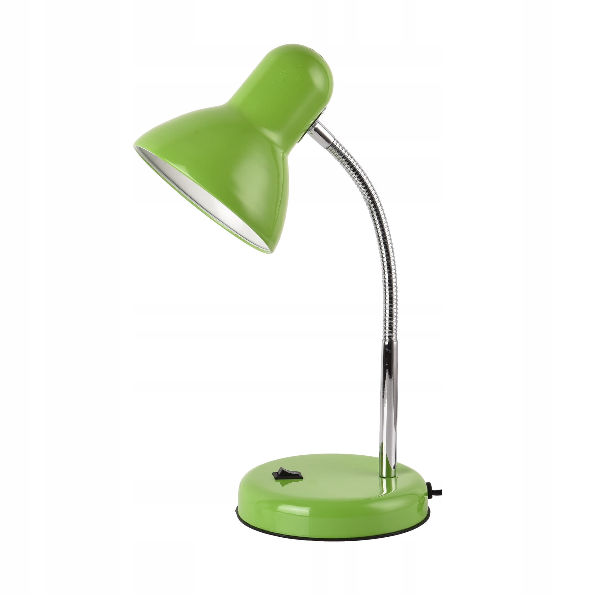 Lampka biurkowa regulowana zielona do czytania