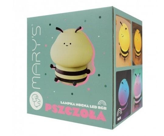 Lampka nocna LED w kształcie pszczoły do pokoju dziecka