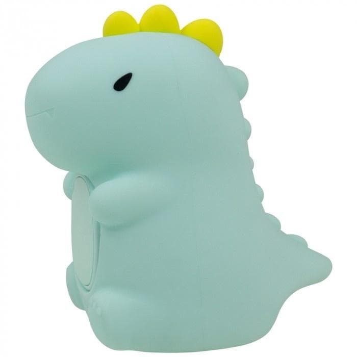 Lampka nocna LED RGB Dino z budzikiem, ciepła biel 3000K