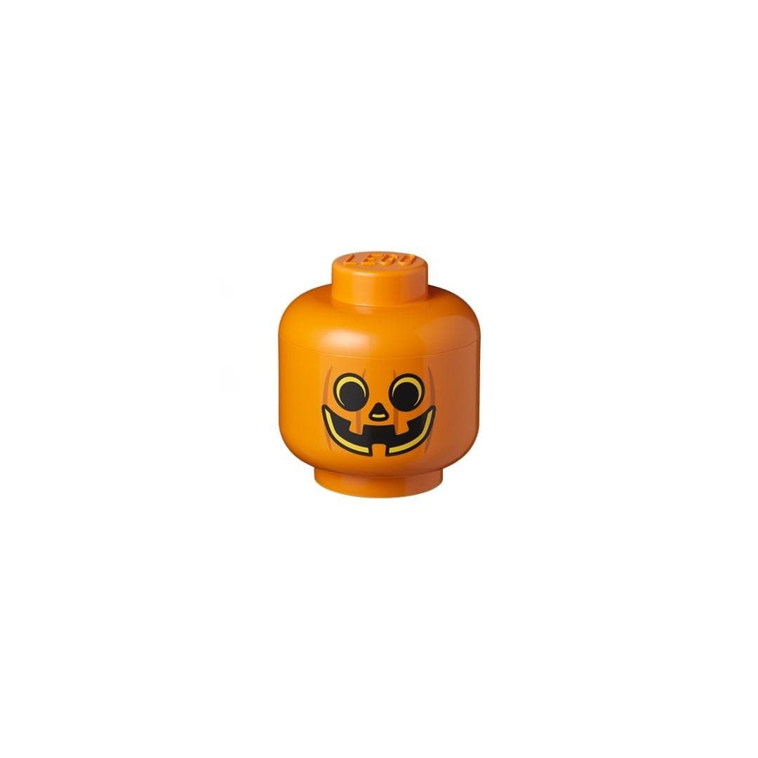 Pojemnik LEGO główka mini - dynia Halloween 360 ml