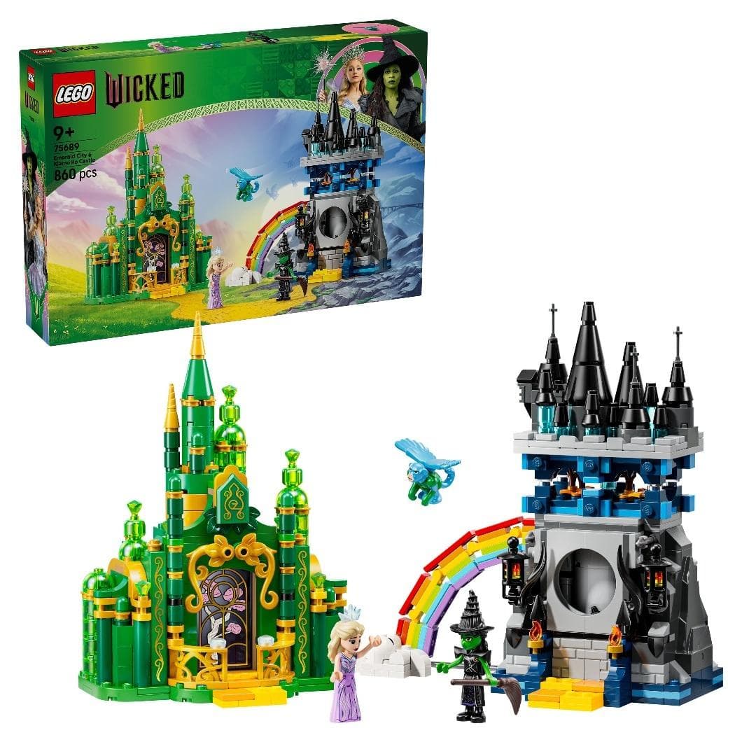LEGO Wicked Emerald City i Kiamo Ko Castle zestaw konstrukcyjny