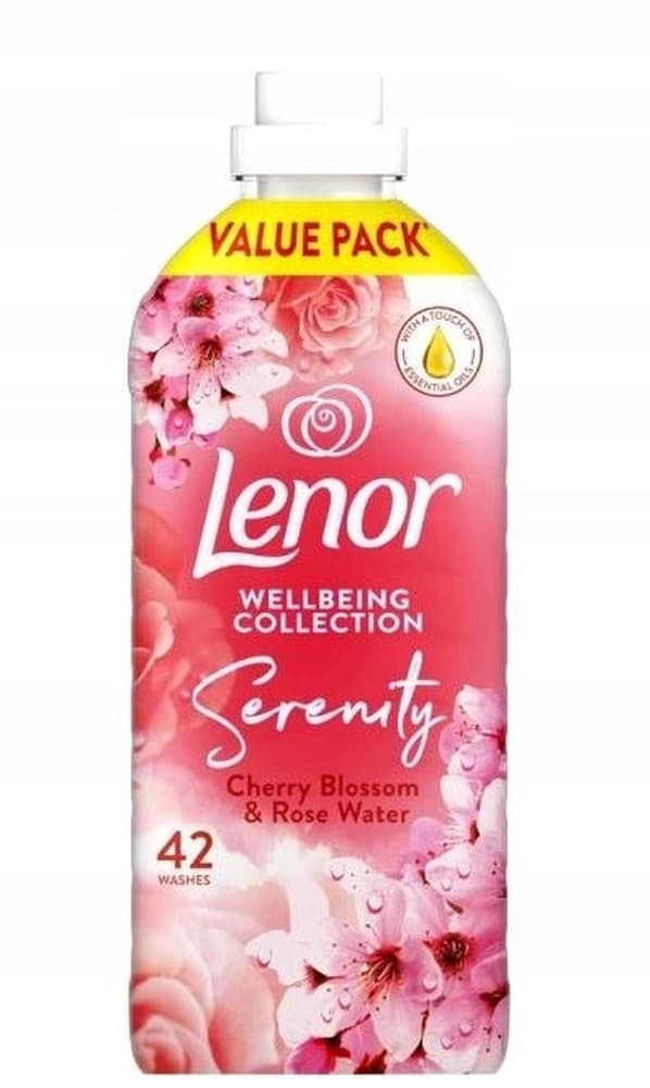 Lenor Płyn do Płukania Tkanin Cherry Blossom Rose Water 1,386L 42 Prania