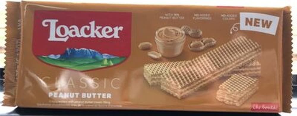 Loacker wafle z kremem z orzechów arachidowych 175 g