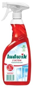 Ludwik płyn do mycia szyb i glazury Grape z octem 600 ml