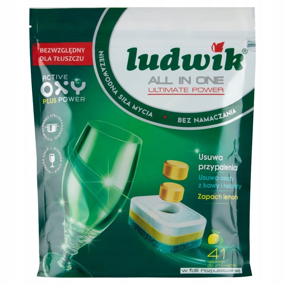 Ludwik tabletki do zmywarki Lemon 41 sztuk
