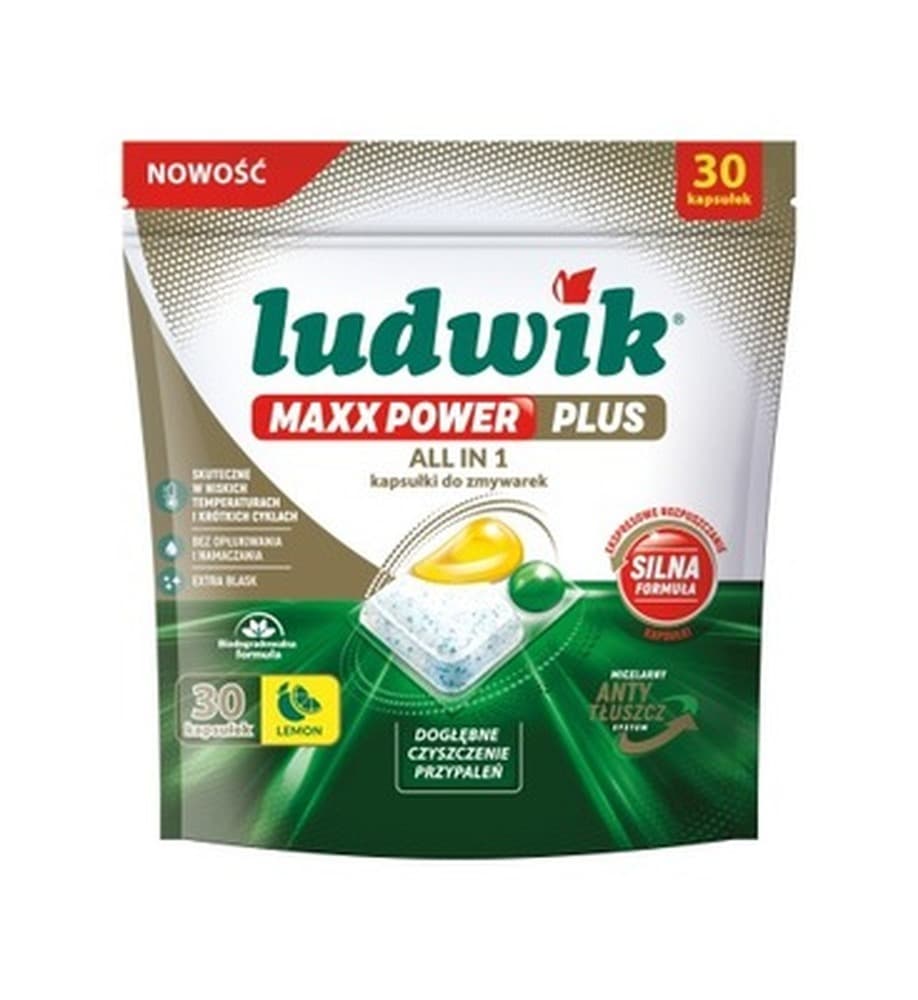 Ludwik tabletki do zmywarki Ultimate Mint 35 sztuk