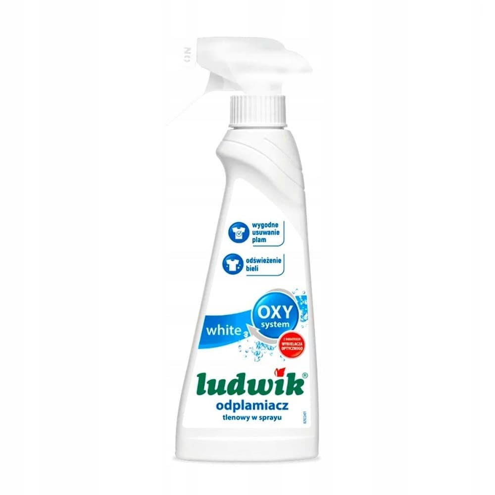 Ludwik Tlenowy Odplamiacz w Sprayu do Białych Tkanin 250 ml