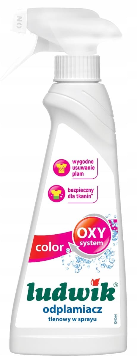 Ludwik Tlenowy Odplamiacz w Sprayu do Kolorów 250 ml