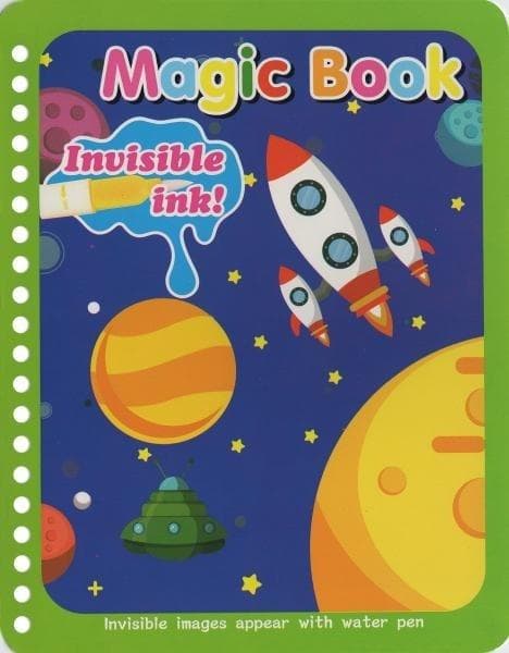 Magiczna książeczka do kolorowania wodą Kosmos