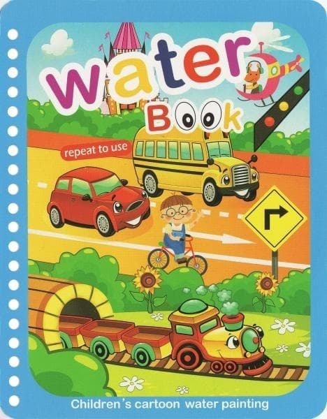 Magiczna książeczka do kolorowania wodą Pojazdy