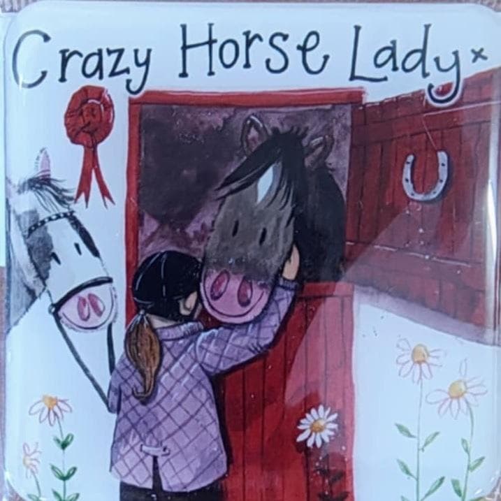 Magnes dekoracyjny Koniara Crazy Horse Lady