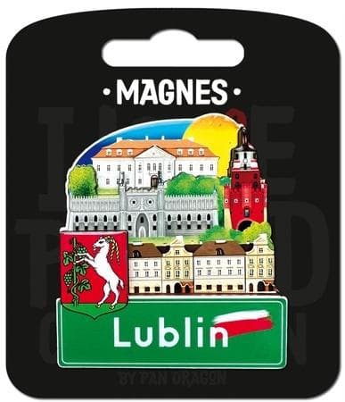 Magnes pamiątkowy I love Poland Lublin