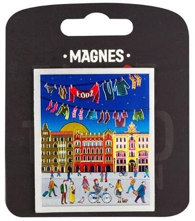 Magnes pamiątkowy I love Poland Łódź