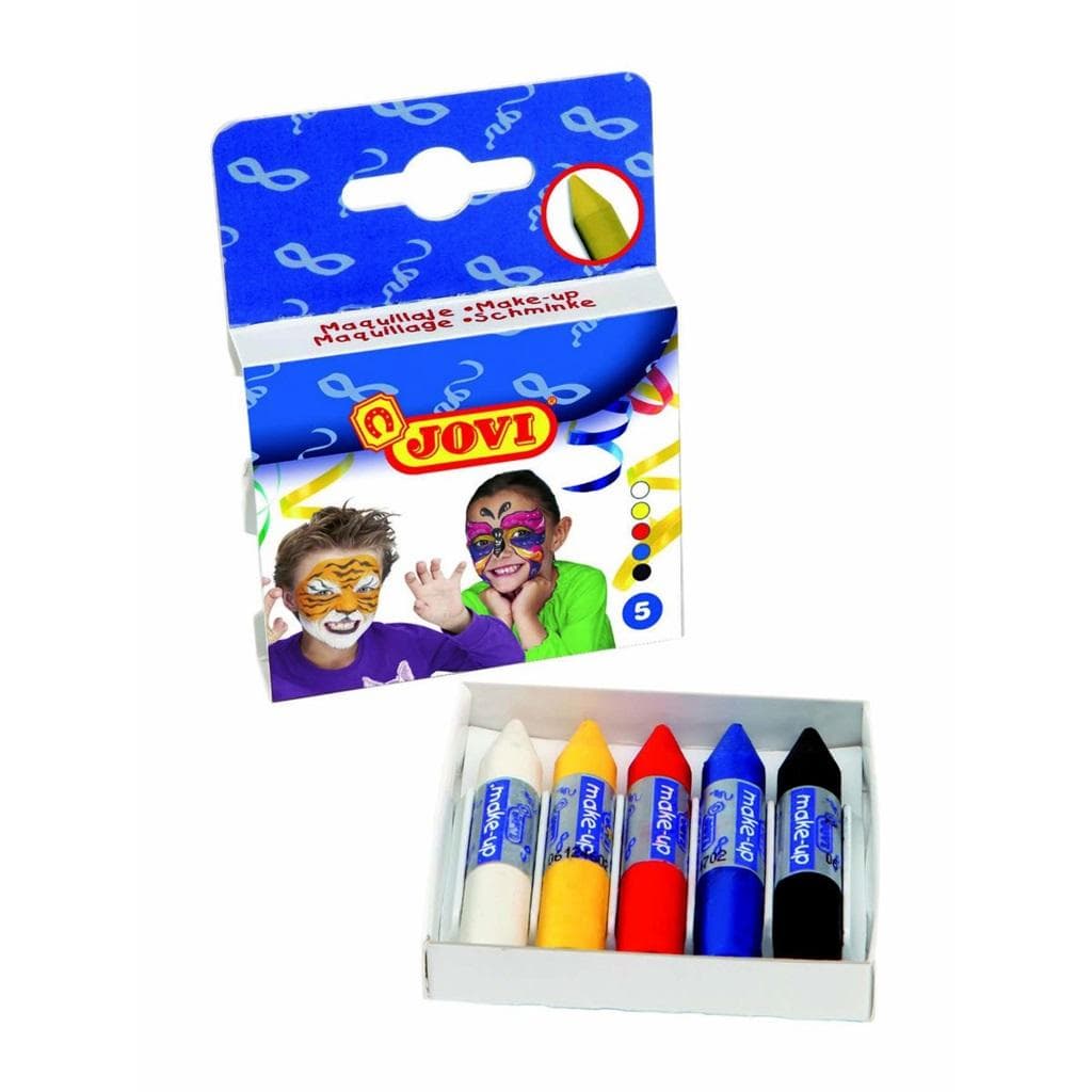 Kredki do malowania twarzy 5 kolorów dla dzieci