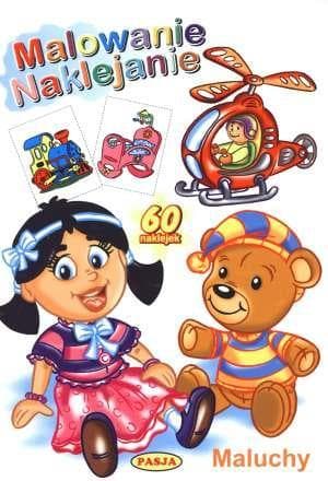 Książeczka edukacyjna Pasja: Malowanie i naklejanie dla maluchów