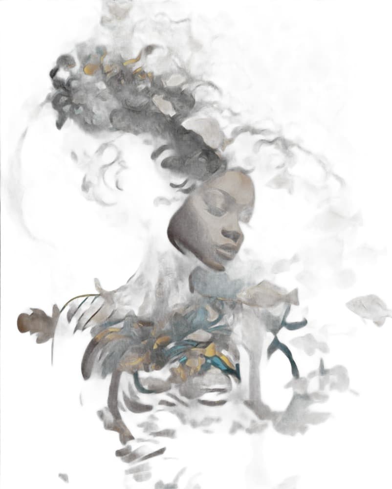 Malowanie po numerach BRUSHME 40x50 cm Morska Nimfa