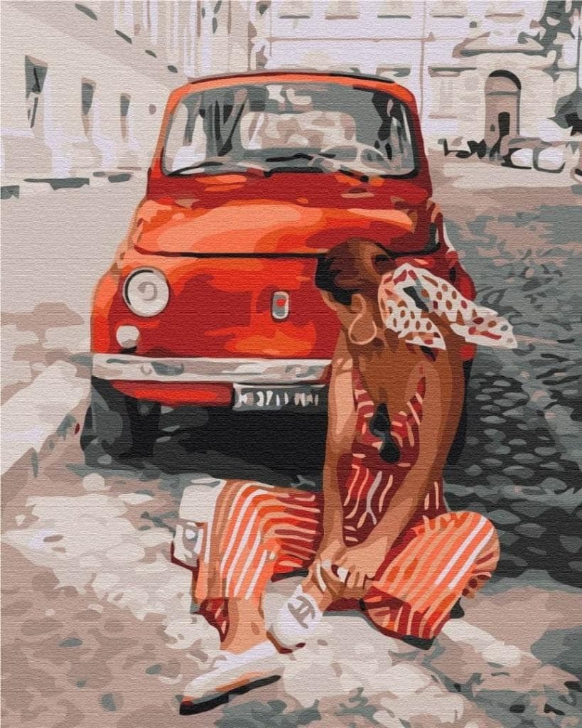 Astra Artea Malowanie po Numerach Wakacyjne Wspomnienia obraz 40x50cm