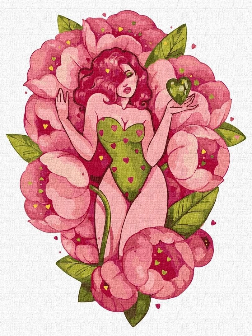 Malowanie po numerach Delikatność wiosny 30x40 cm