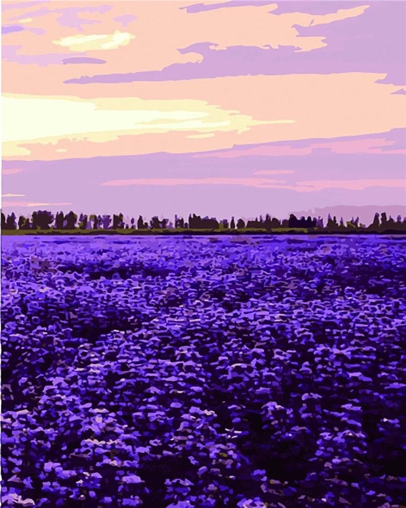 Malowanie po numerach Południe Francji 40x50 cm