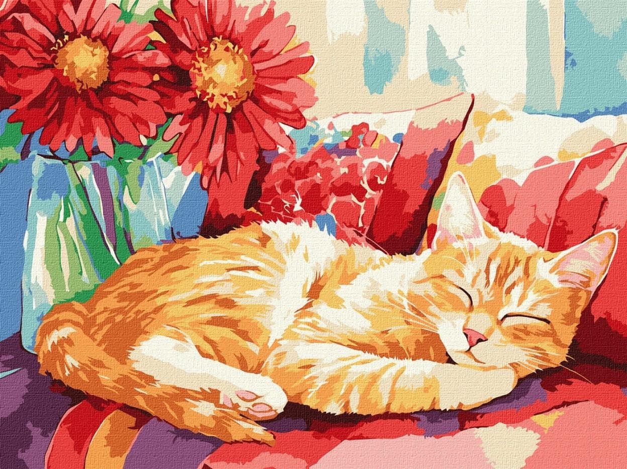 Malowanie po numerach - Sen w dzień 30x40 cm