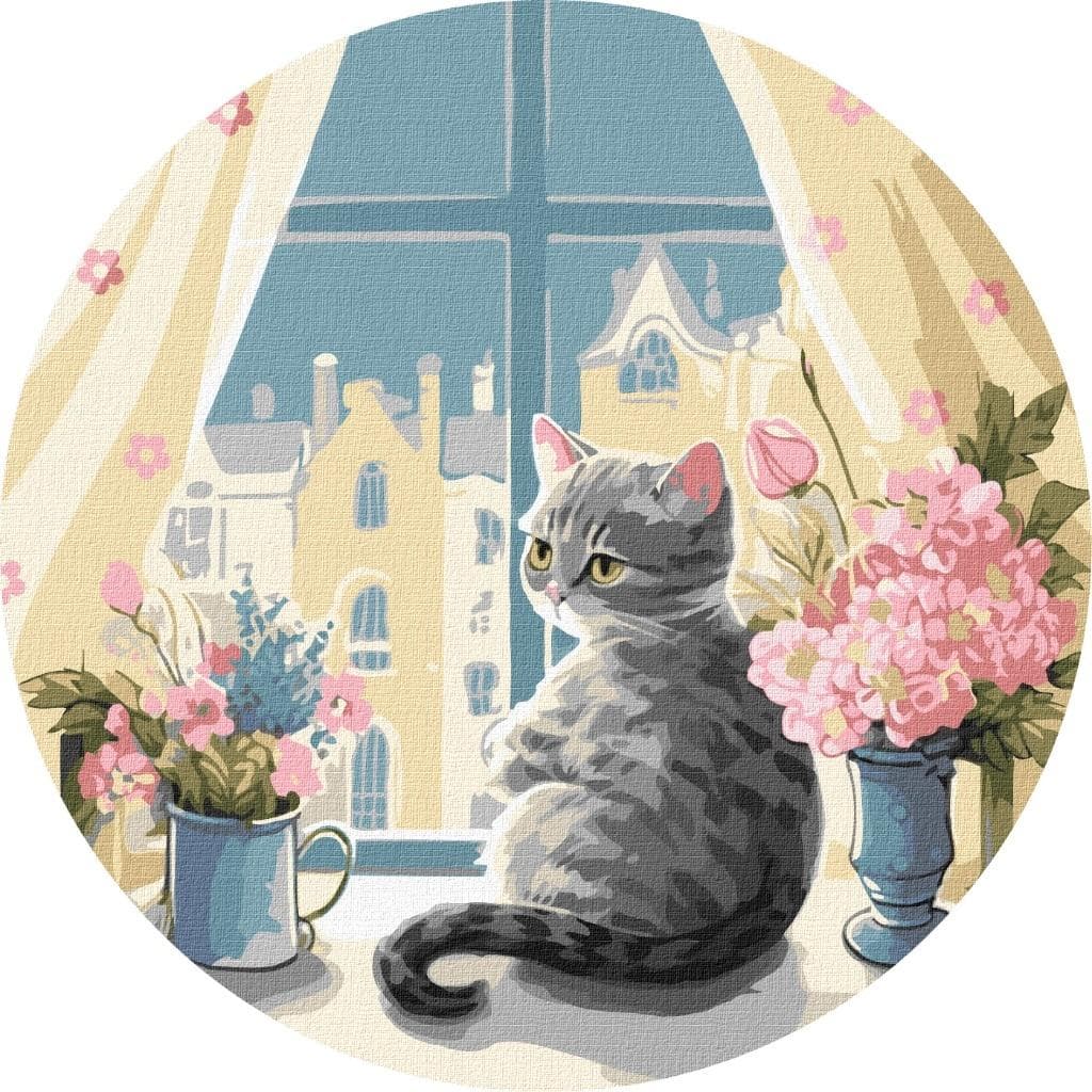 Malowanie po numerach Ulubione miasto 39 cm