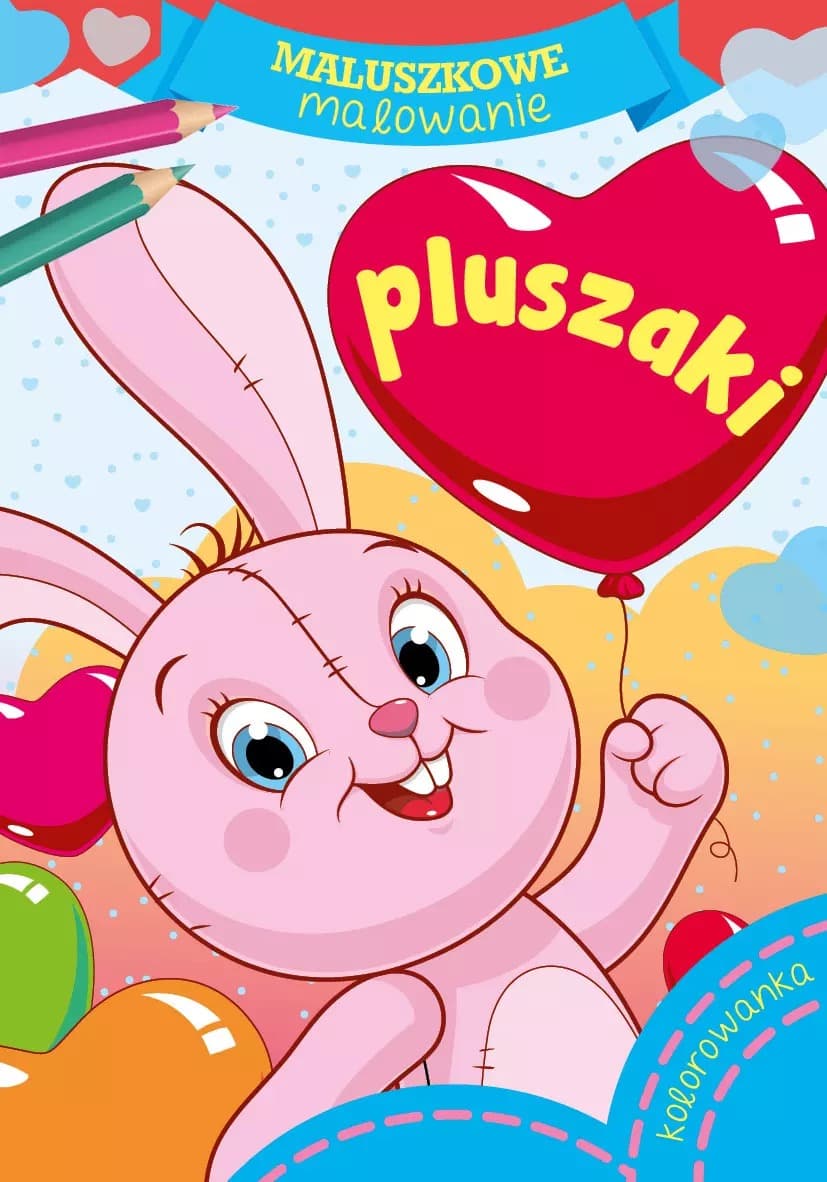 Maluszkowe malowanie Pluszaki blok rysunkowy