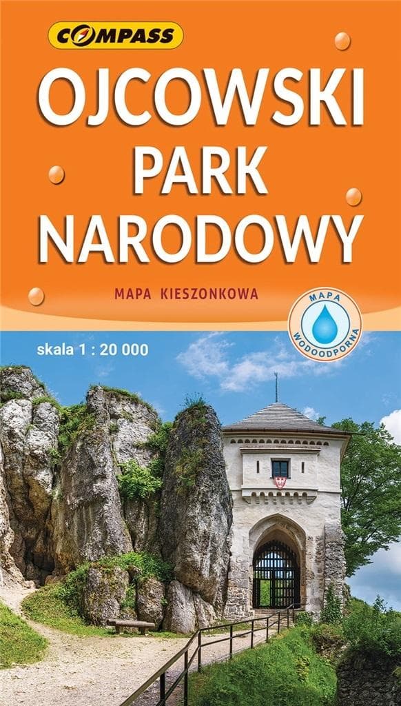 Mapa kieszonkowa Ojcowski Park Narodowy 1:20 000