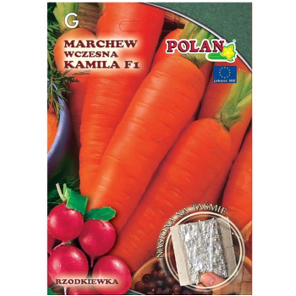 Marchew Kamila wczesna z wskaźnikiem, typ Nantes